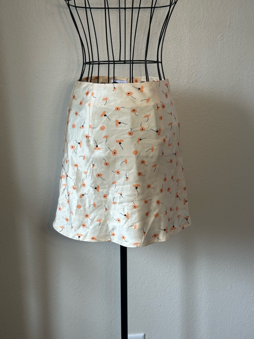 Princess Polly Floral Yellow and Orange Floral Mini Skirt